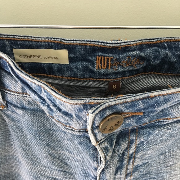 Kut from the Kloth Ripped Boyfriend Jeans - Picture 4 of 5